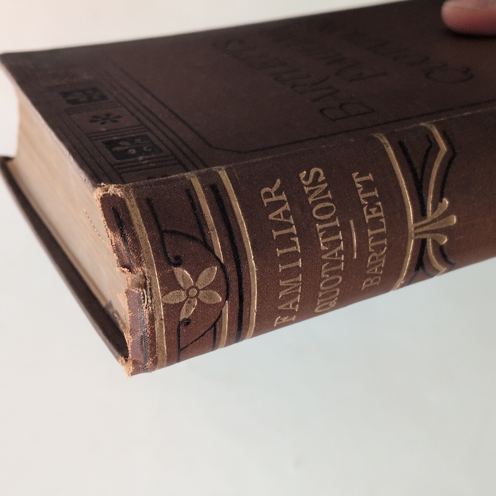 Bartlett's Familiar Quotations - circa 1880s - Picture 8 of 11